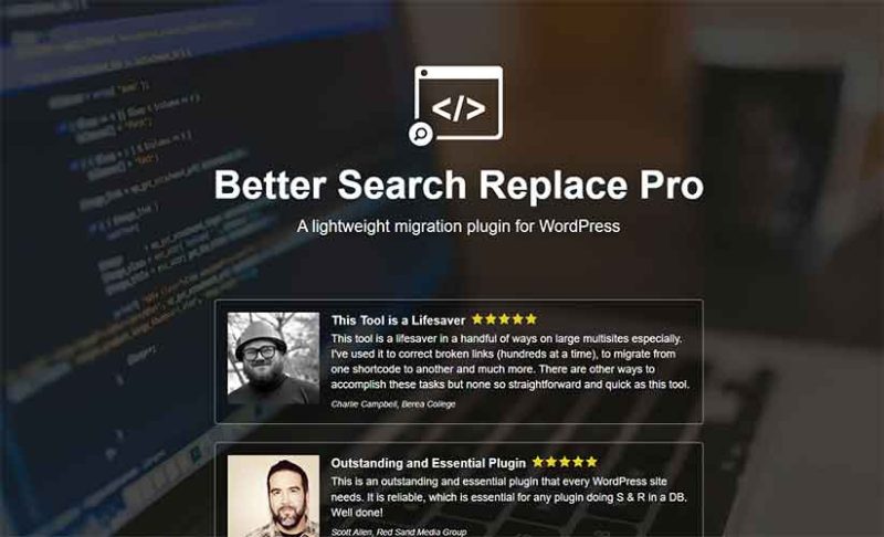 Better Search Replace Pro