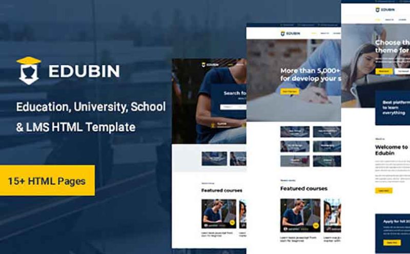 Edubin Education WordPress Theme