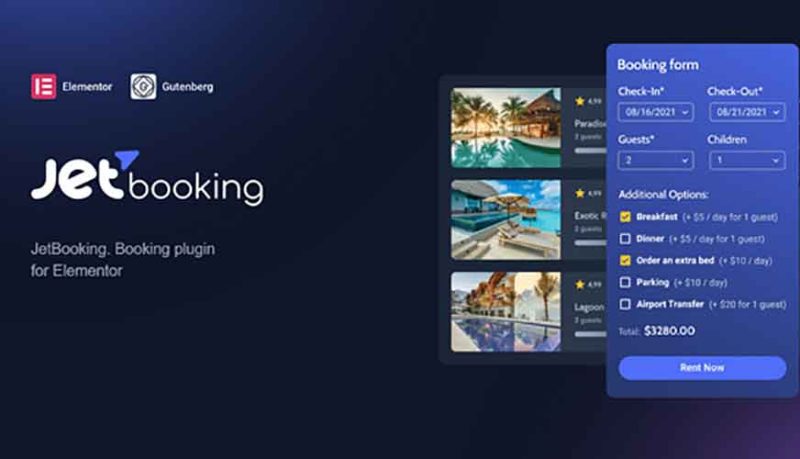 JetBooking Booking functionality for Elementor
