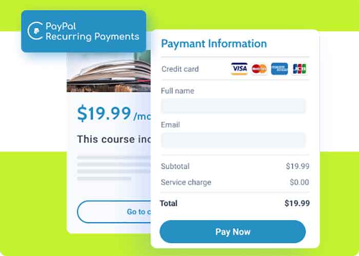 JetFormBuilder Addon PayPal Recurring Payments