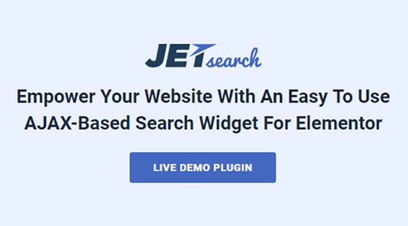 JetSearch Elementor Experience the true power of search functionality