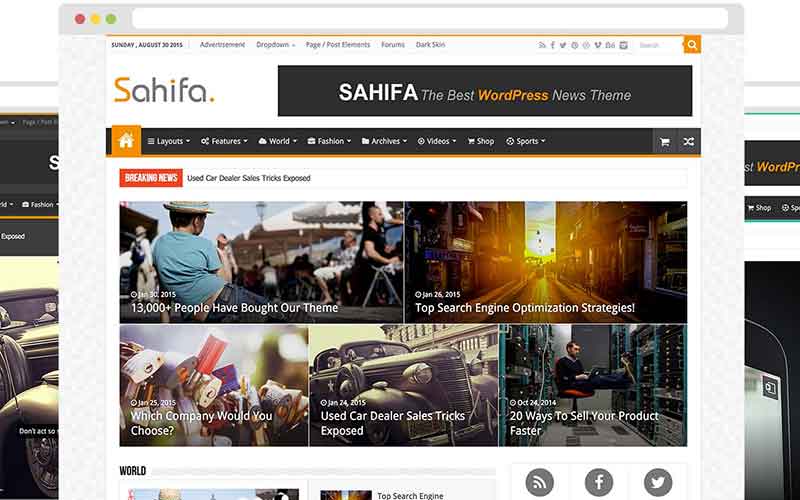 Sahifa Responsive WordPress News
