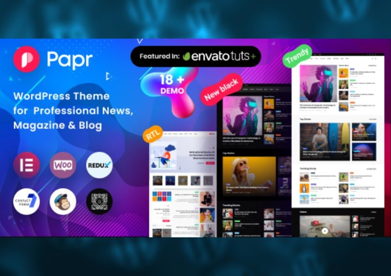 News Magazine Papr – News Magazine WordPress Theme Eragant